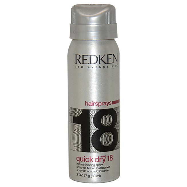 Quick Dry 18 Instant Finishing Spray by Redken for Unisex - 2 oz Hair Spray, See Description, hi-res image number 0