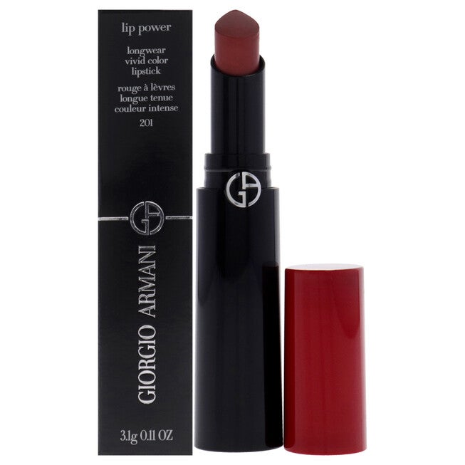 Lip Power Longwear Vivid Color Lipstick - 201 Majestic by Giorgio Armani for Women - 0.11 oz Lipstick, NA, hi-res image number null