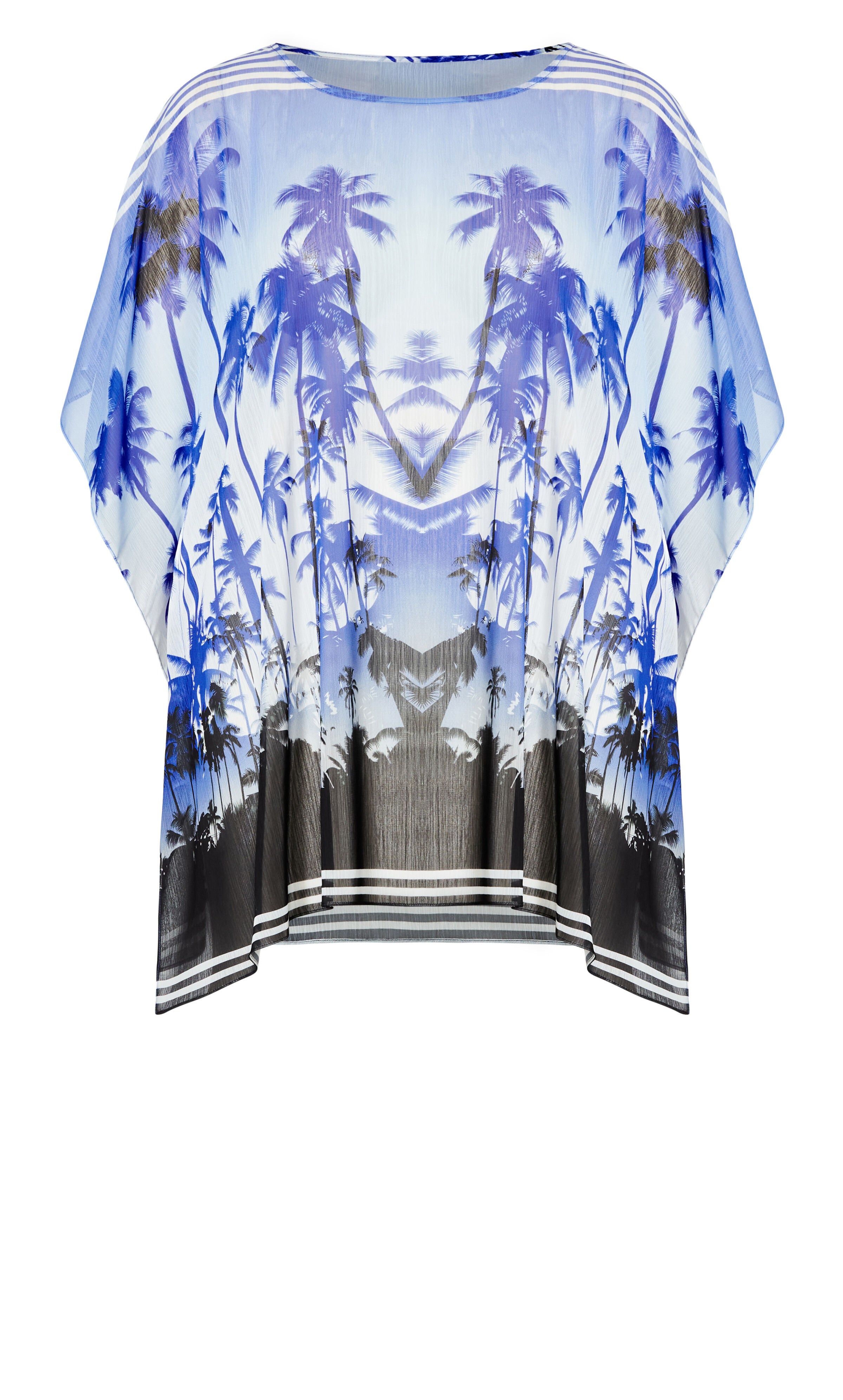 Watercolor Poncho - lavender, , alternate image number 4