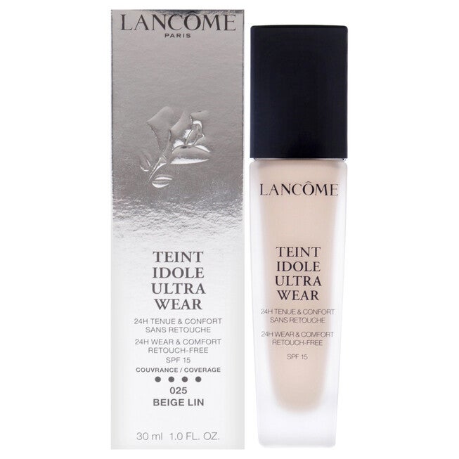 Teint Idole Ultra 24H Wear and Comfort Foundation SPF 15 - 025 Beige Lin by Lancome for Women - 1 oz Foundation, See Description, hi-res image number 0