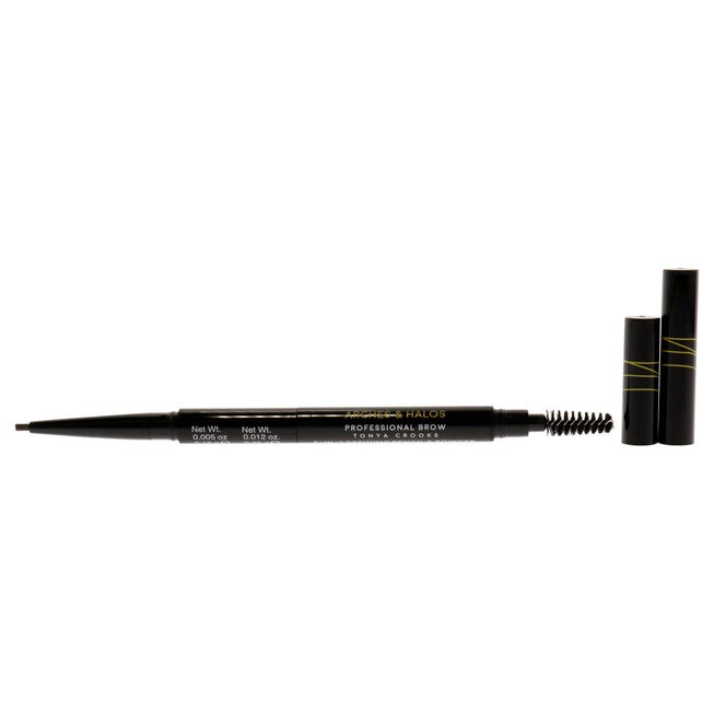 2-in-1 Defining Eyebrow Pencil and Powder - Dark Brown by Arches and Halos for Women - 0.017 oz Makeup, , alternate image number 5