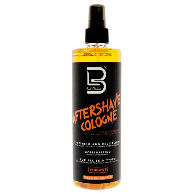 After Shave Cologne - Vibrant by L3VEL3 for Men - 13.5 oz After Shave, See Description, hi-res image number 0