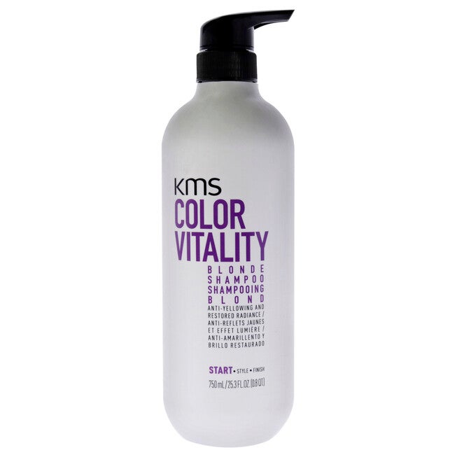 Color Vitality Blonde Shampoo by KMS for Unisex - 25.3 oz Shampoo, , alternate image number 3