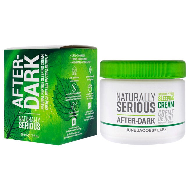 After-Dark Natural Peptide Sleeping Cream by Naturally Serious for Unisex - 1.7 oz Cream, See Description, alternate image number 3
