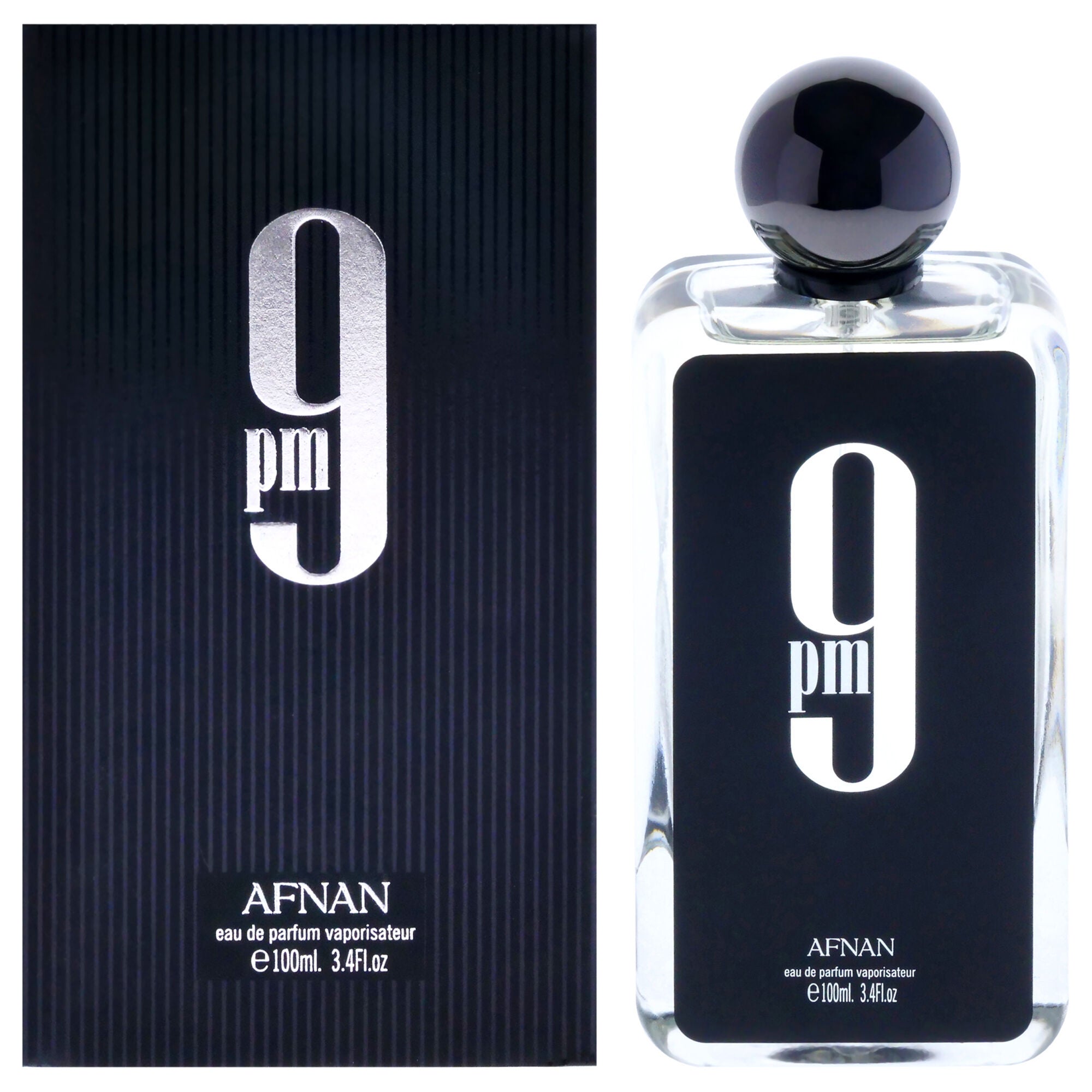 9 Collection - 9 PM by Afnan for Men - 3.4 oz EDP Spray, Clear, hi-res image number 0