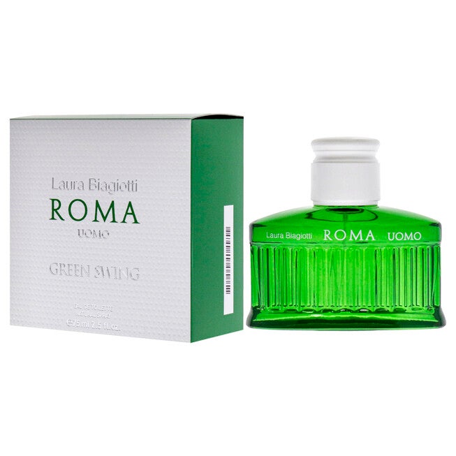 Roma Uomo Green Swing by Laura Biagiotti for Men - 2.5 oz EDT Spray, See Description, alternate image number 3