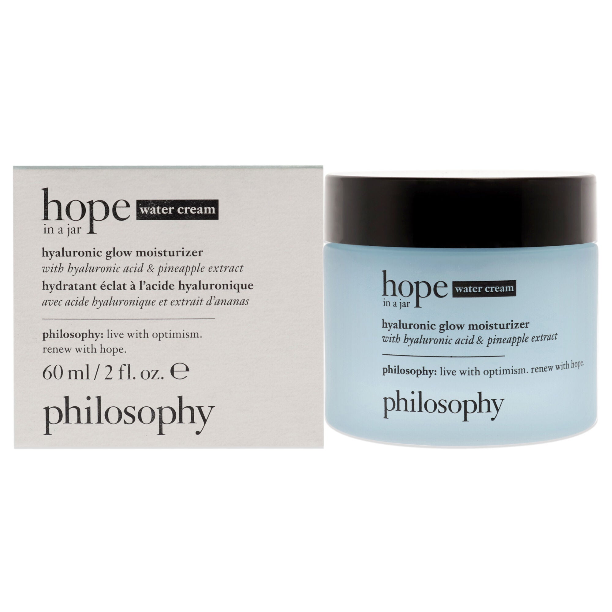 Hope in a Jar Hyaluronic Glow Moisturizer by Philosophy for Unisex - 2 oz Moisturizer, See Description, hi-res image number 0