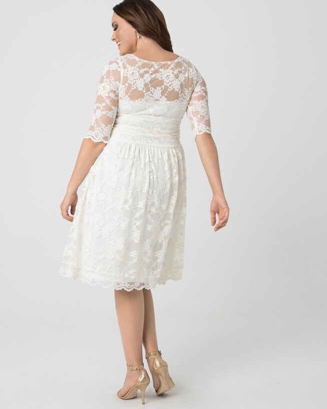 Aurora Lace Wedding Dress, IvoryCream, alternate image number null