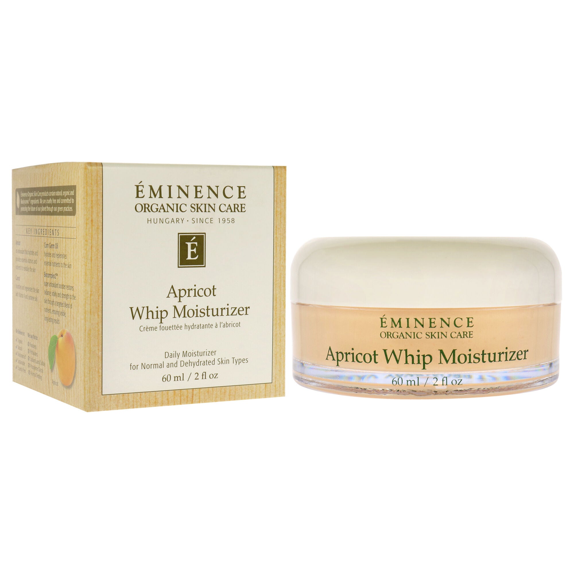 Apricot Whip Moisturizer by Eminence for Unisex - 2 oz Cream, See Description, alternate image number 1