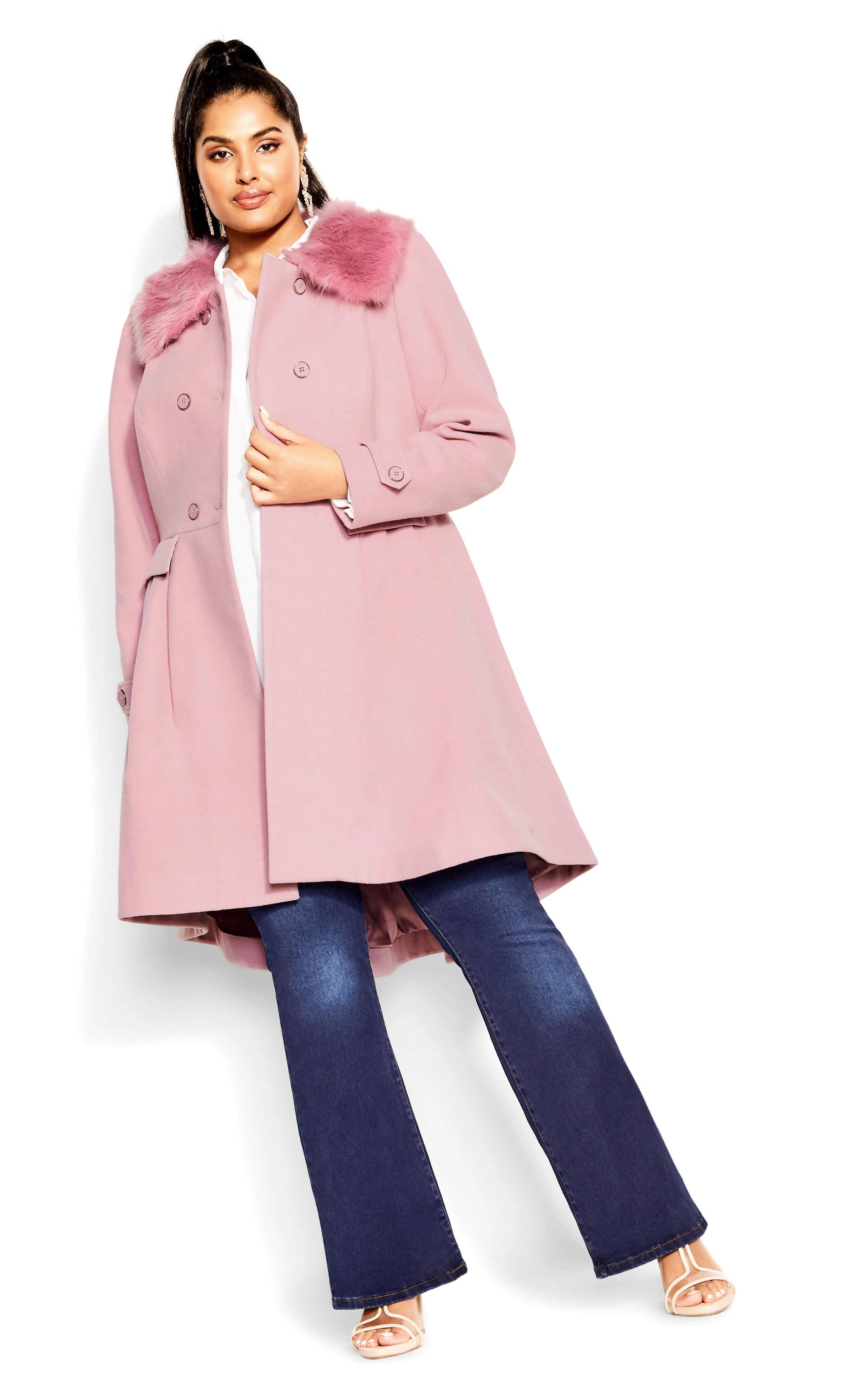 Grandiose Coat - blush, , alternate image number 2
