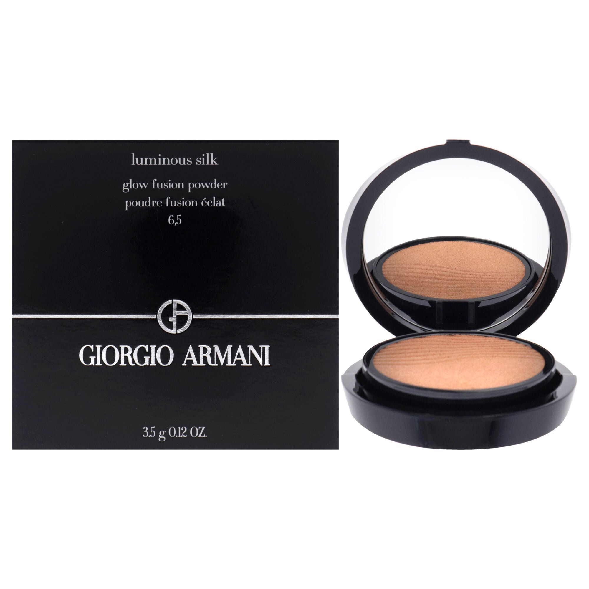 Luminous Silk Glow Fusion Powder - 6.5 Medium Natural by Giorgio Armani for Women - 0.12 oz Concealer, , alternate image number 5