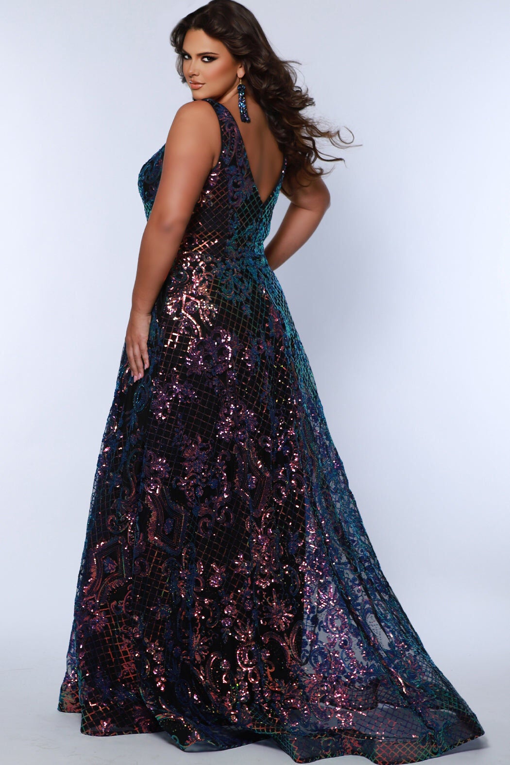 IN CONTROL GALA GOWN, Phoenix / Red, alternate image number 1