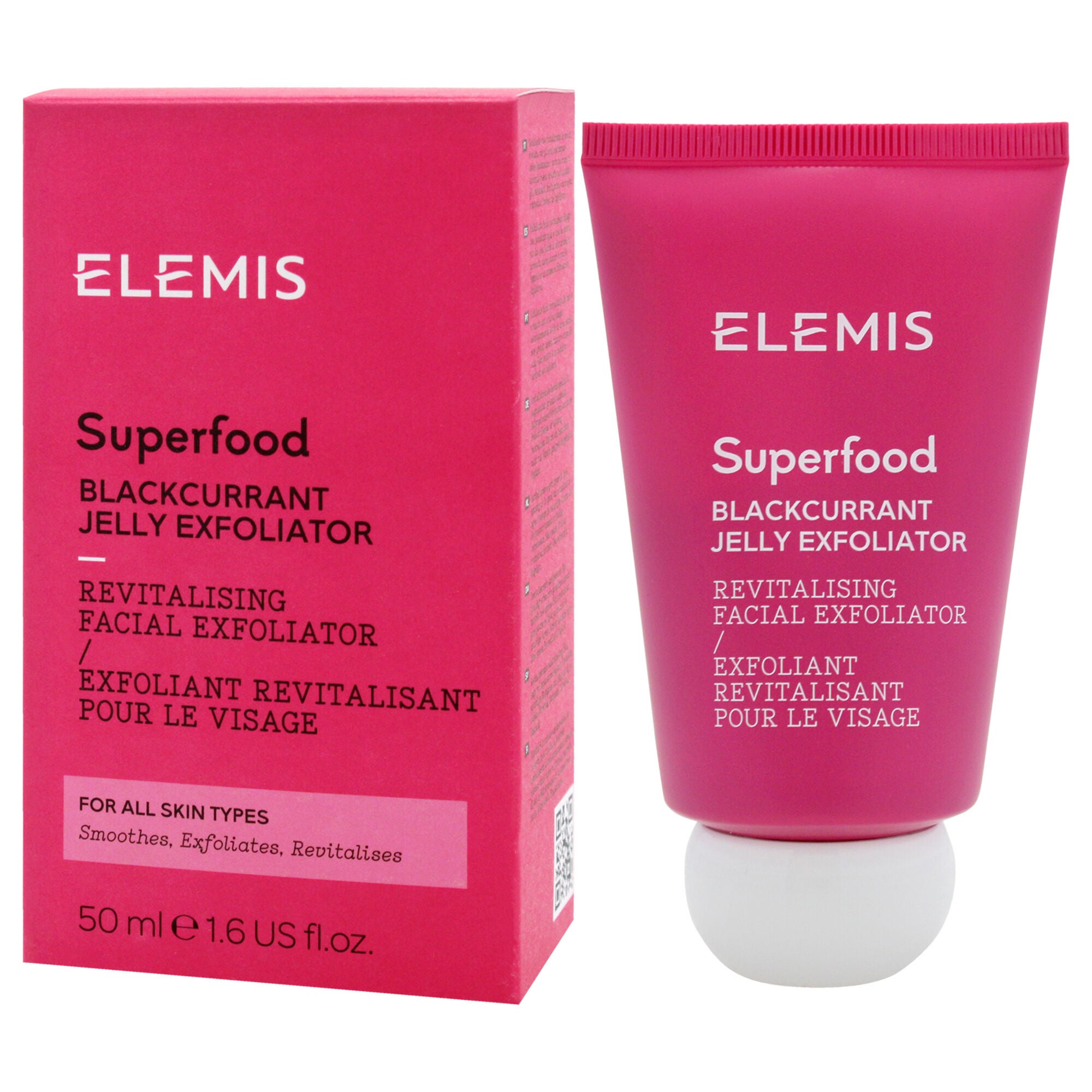 Superfood Blackcurrant Jelly Exfoliator by Elemis for Women - 1.6 oz Exfoliator, See Description, alternate image number 2