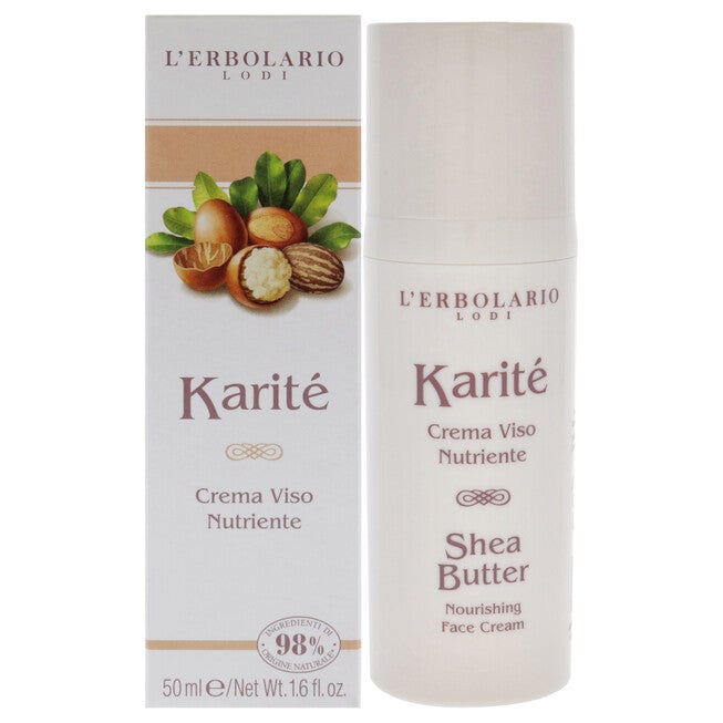 Shea Butter Nourishing Face Cream by LErbolario for Unisex - 1.6 oz Cream, NA, hi-res image number null