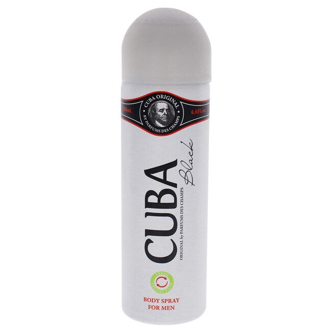 Cuba Black by Cuba for Men - 6.6 oz Body Spray, NA, hi-res image number null