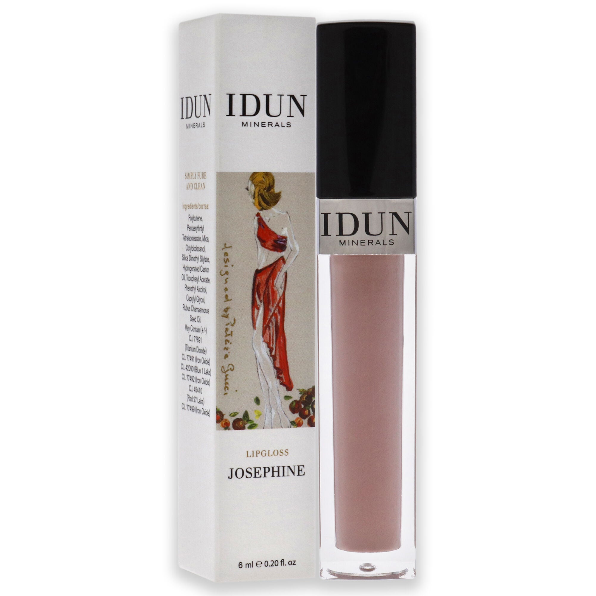 Lipgloss - 006 Josephine by Idun Minerals for Women - 0.20 oz Lip Gloss, , alternate image number 6