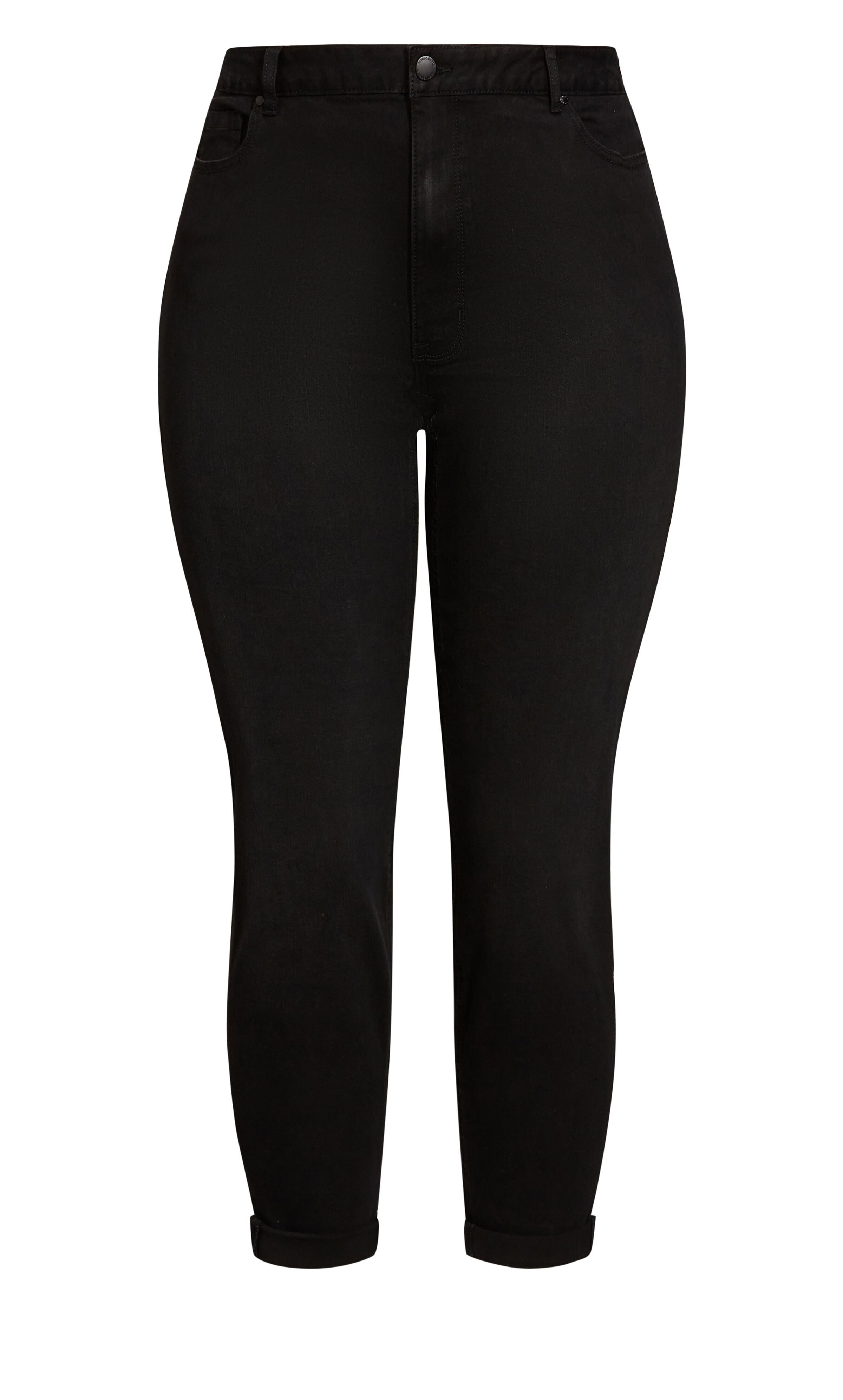 Girlfriend Stretch Jean Black - average, , alternate image number 3