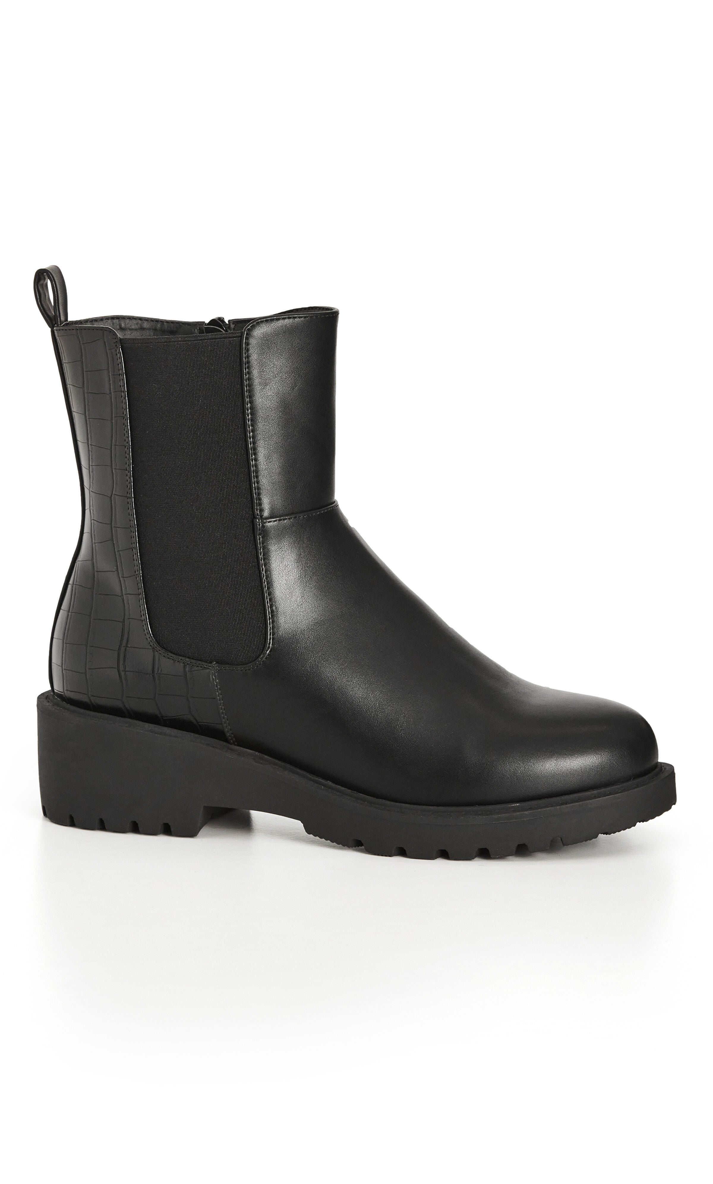 WIDE FIT Vita Ankle Boot - black, Black, hi-res image number 0