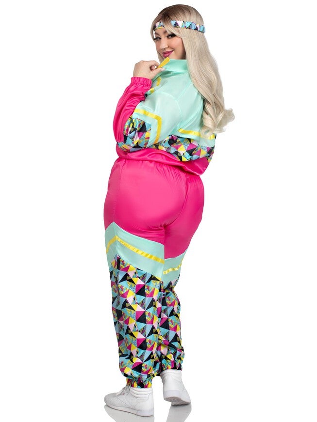 Totally 80s Tracksuit Costume, Multi, alternate image number 3