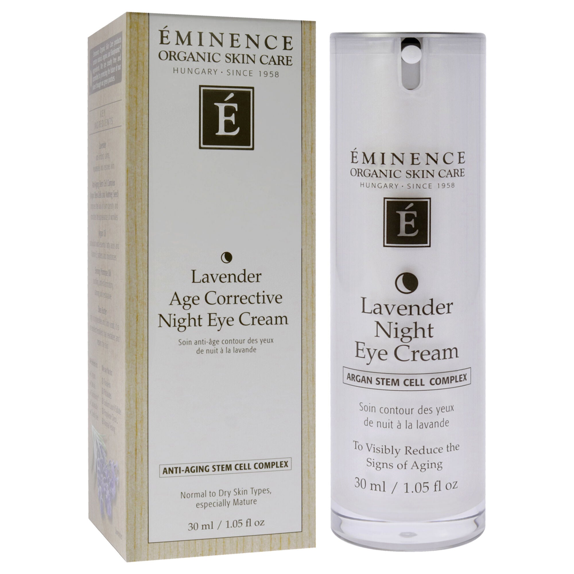 Lavender Age Corrective Night Eye Cream by Eminence for Unisex - 1.05 oz Cream, See Description, alternate image number 2