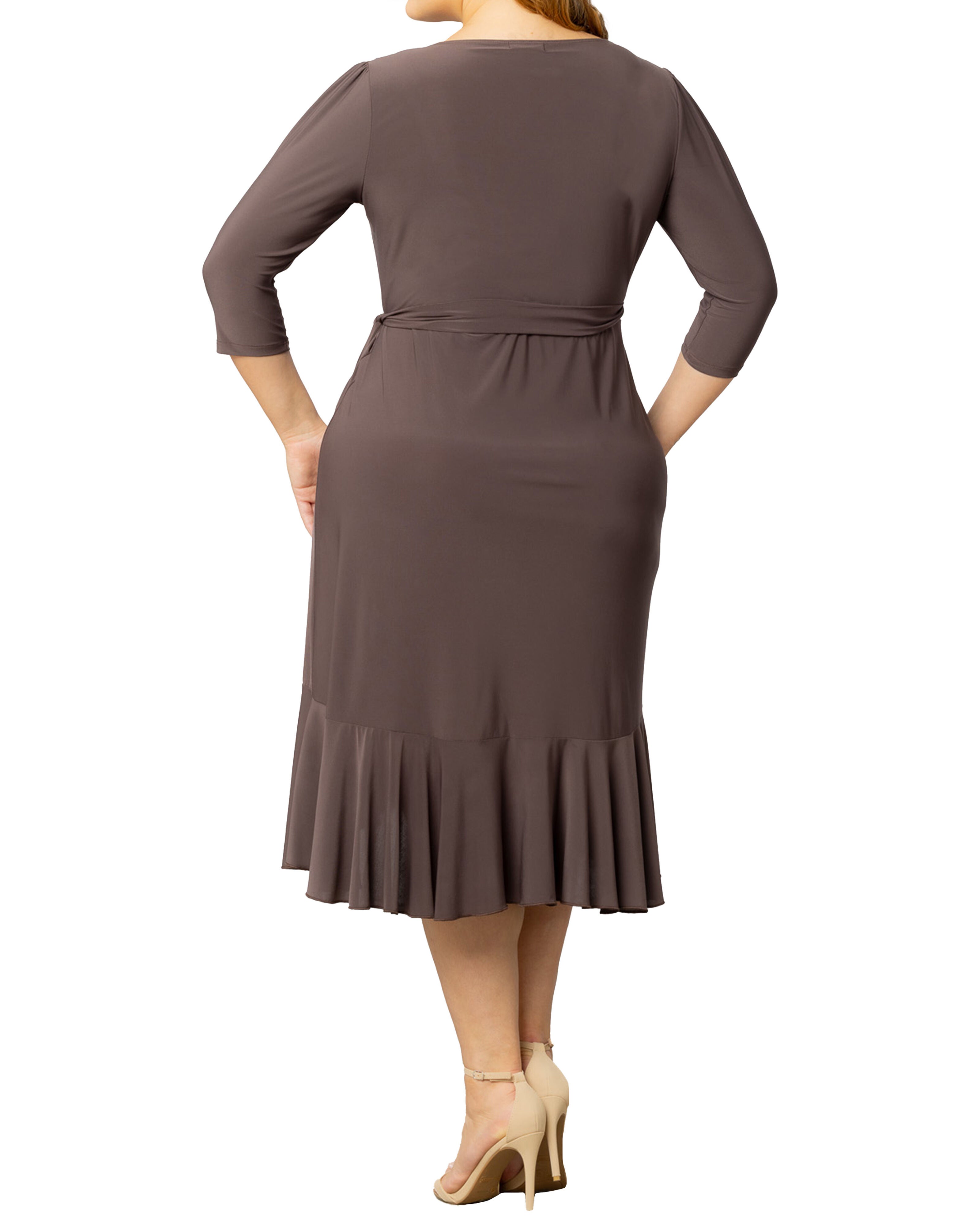 Whimsy Wrap Dress, Plum Passion, alternate image number 1