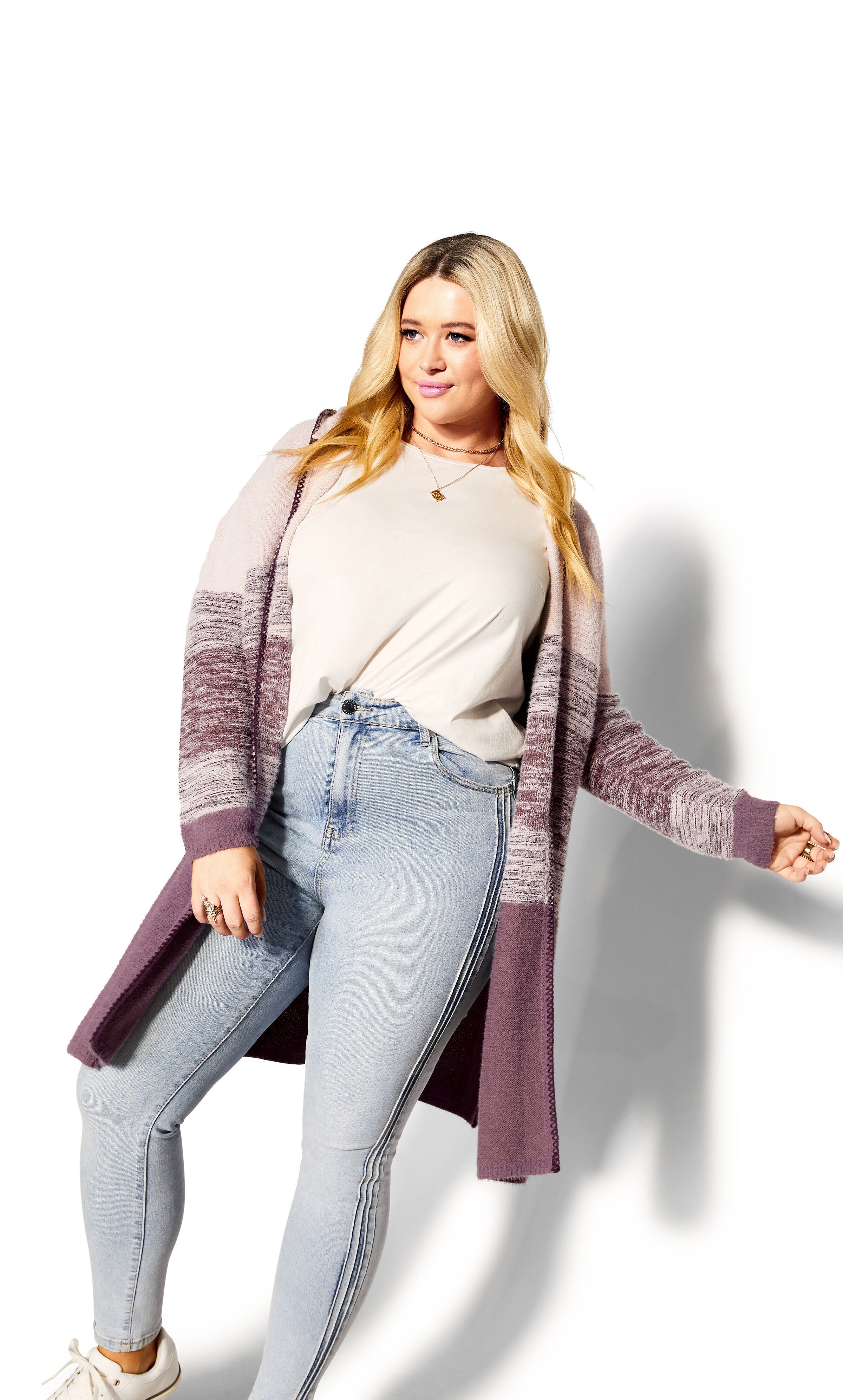 Camryn Cardigan - plum, , alternate image number 3