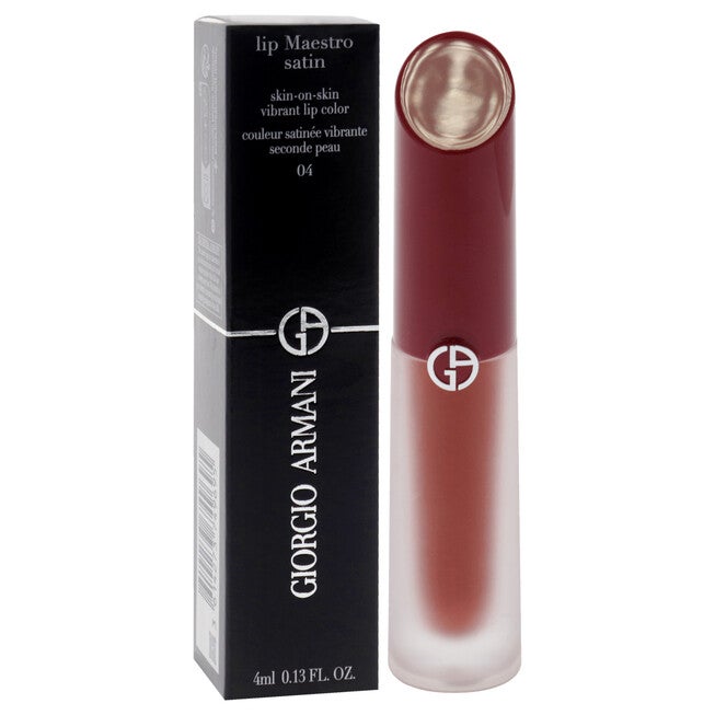 Lip Maestro Satin Lipstick - 04 Live Concert by Giorgio Armani for Women - 0.13 oz Lipstick, See Description, alternate image number 2