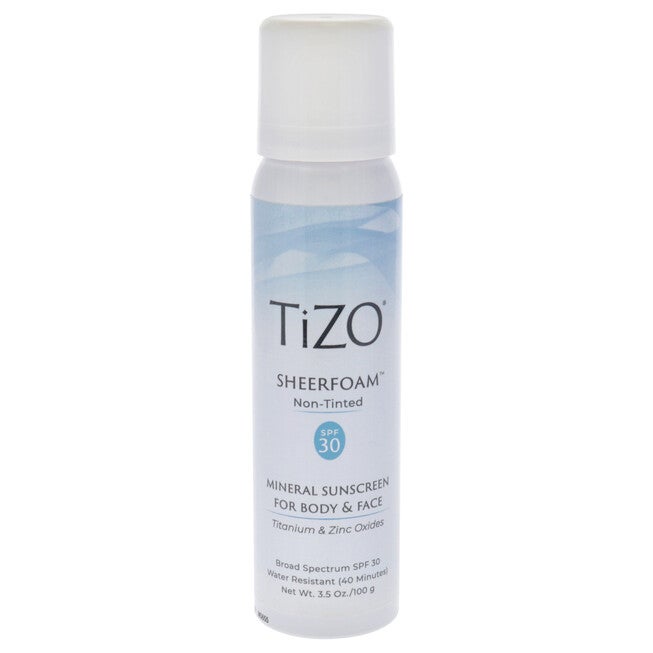 SheerFoam Body And Face Non-Tinted SPF 30 by Tizo for Unisex - 3.5 oz Sunscreen, See Description, alternate image number 4