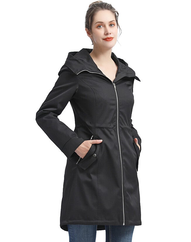 Zip-Out Lined Hooded Raincoat, , alternate image number null