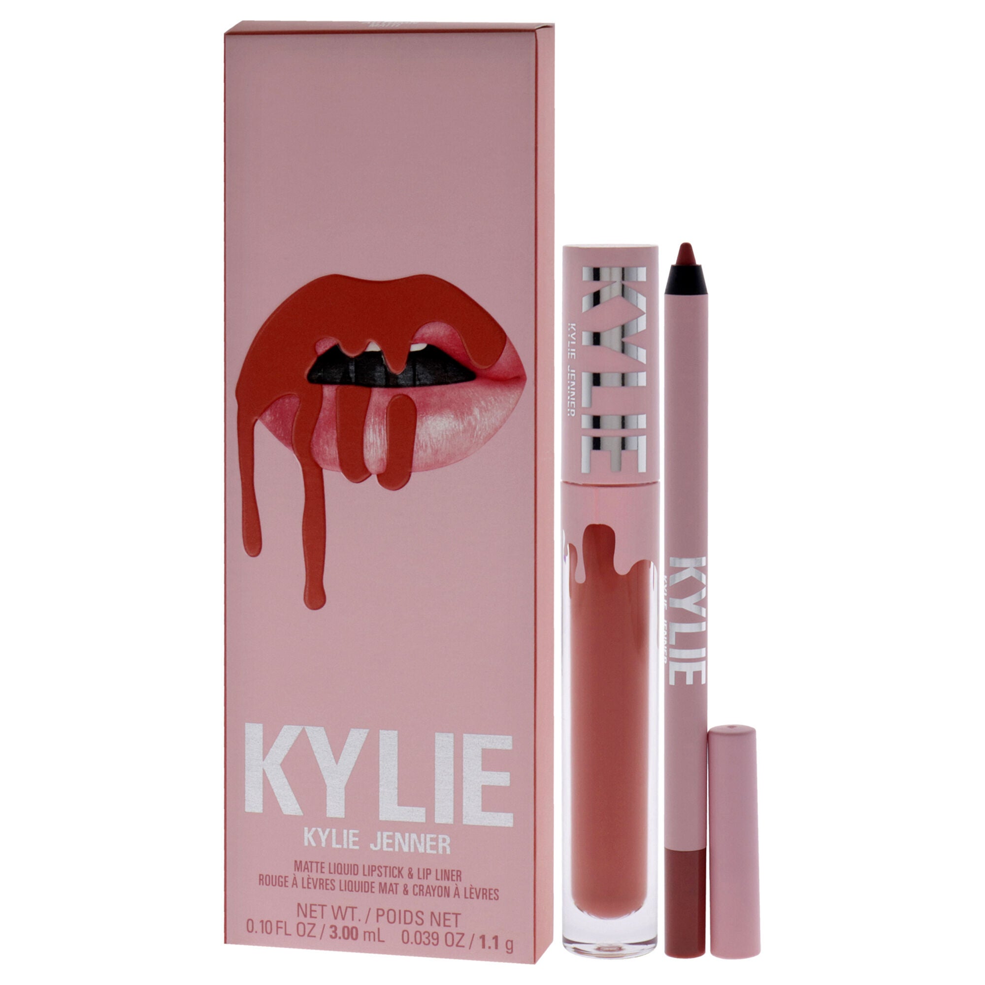 Matte Lip Kit - 505 Autumn by Kylie Cosmetics for Women - 2 Pc 0.10oz Matte Liquid Lipstick, 0.039oz Lip Liner, , alternate image number 8