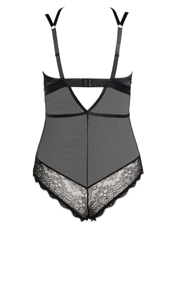 Boudoir Ouvert Bodysuit - black, , alternate image number null