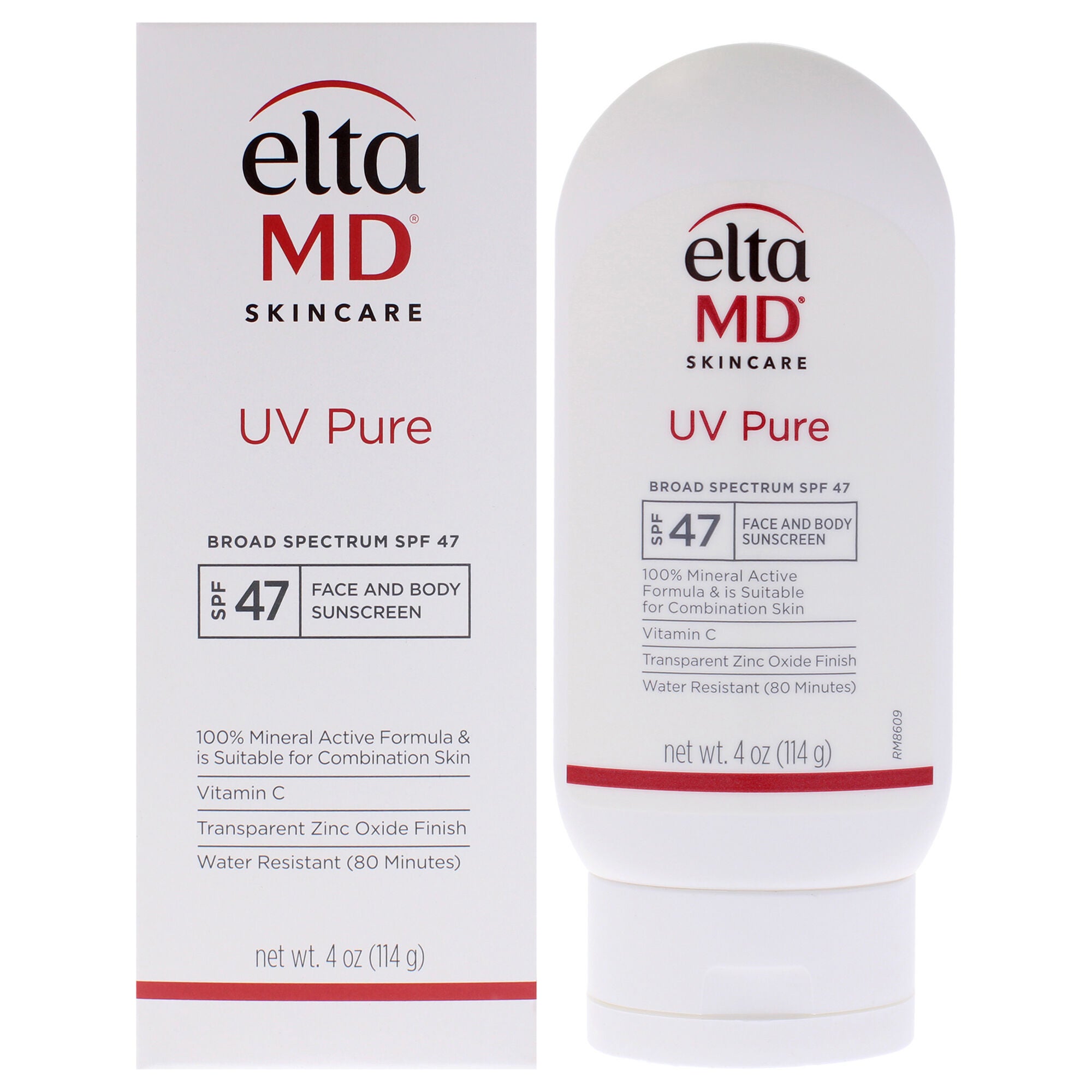 UV Pure Face and Body Physical Sunscreen SPF47 by EltaMD for Unisex - 4 oz Sunscreen, See Description, hi-res image number 0
