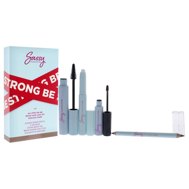 Breakup Collection All Eyes on me Brow and Lash Kit - Medium-Dark by Sassy by Savannah Chrisley for Women - 6 Pc Set, , alternate image number 2