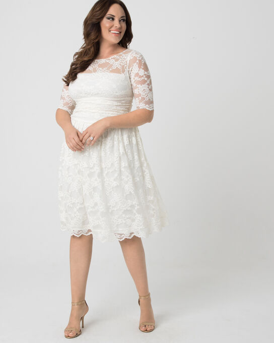 Aurora Lace Wedding Dress, IvoryCream, hi-res image number null