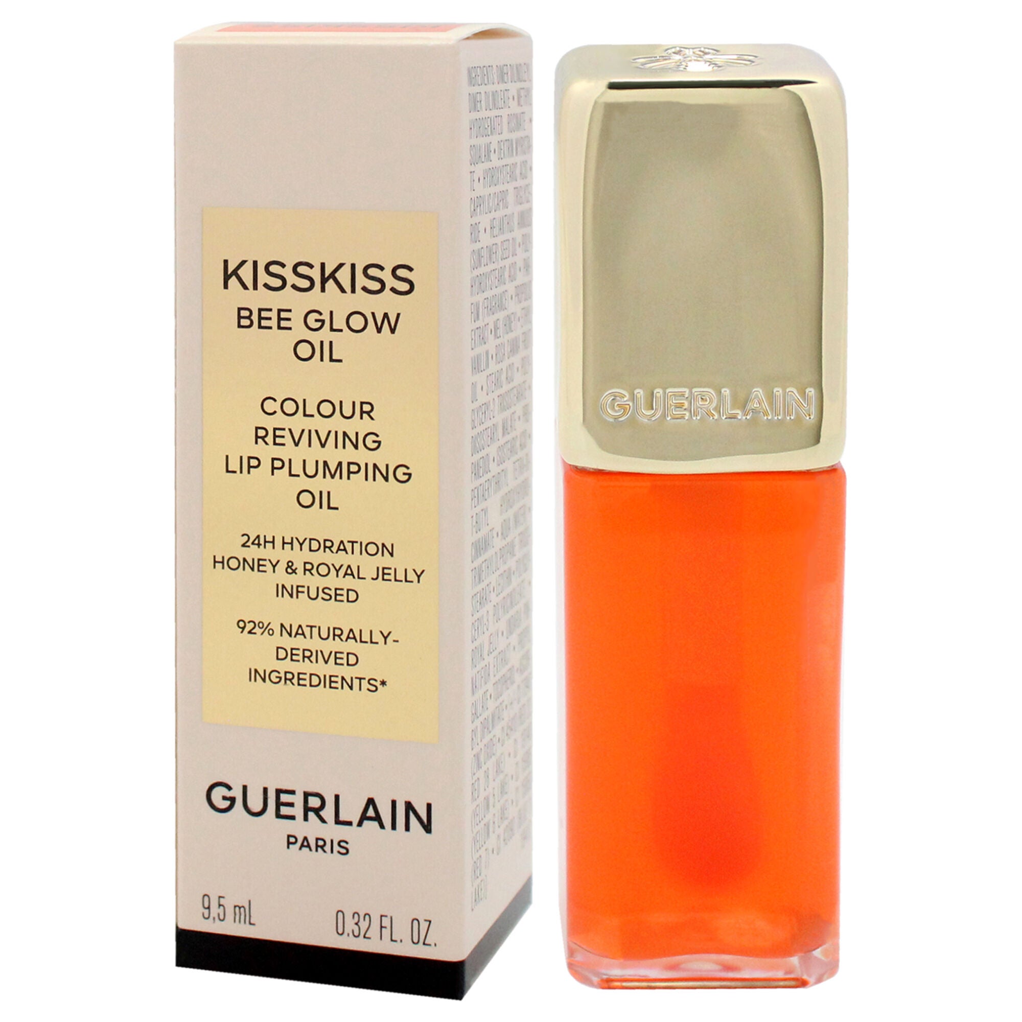 Kiss Kiss Bee Glow Oil - 319 Peach Glow by Guerlain for Women - 0.32 oz Lip Oil, See Description, alternate image number 3