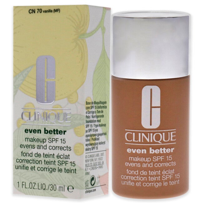 Even Better Makeup SPF 15 - 07 Vanilla (MF-G) - Dry To Combination Oily Skin by Clinique for Women - 1 oz Foundation, , alternate image number null