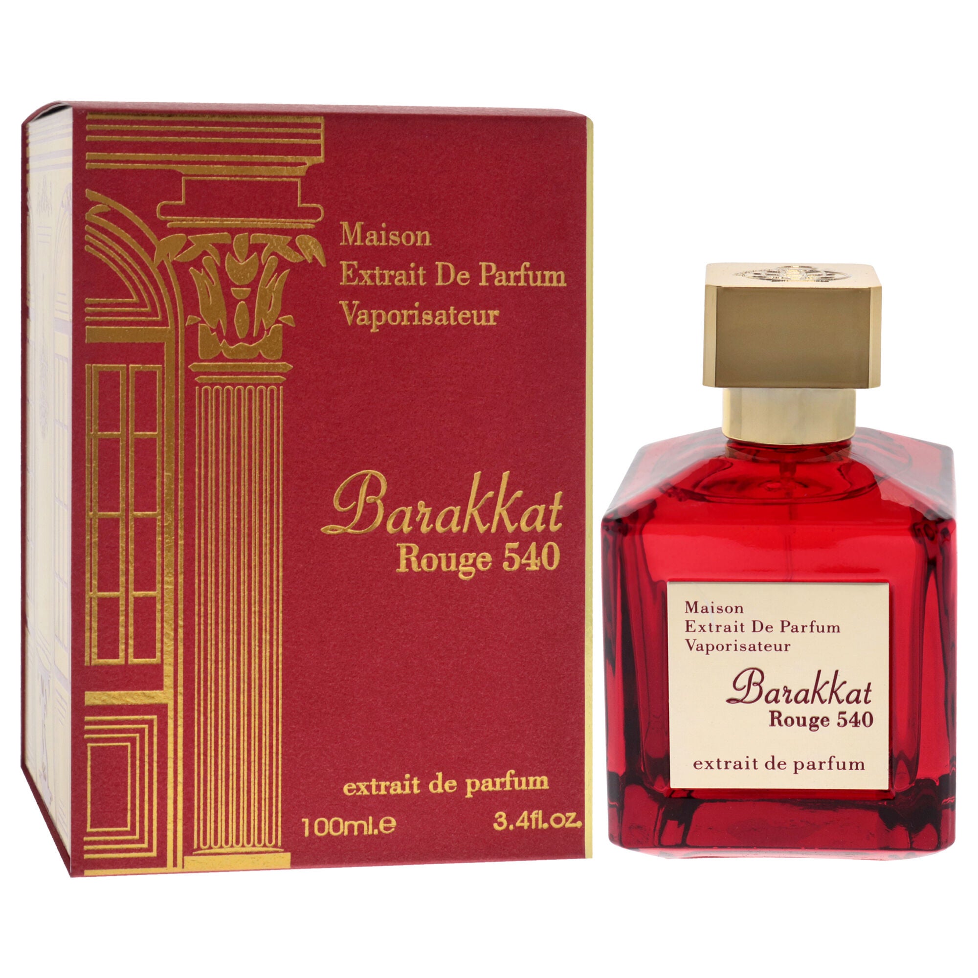 Barakkat Rouge 540 by Maison Alhambra for Women - 3.4 oz Extrait De Parfum Spray, See Description, alternate image number 2