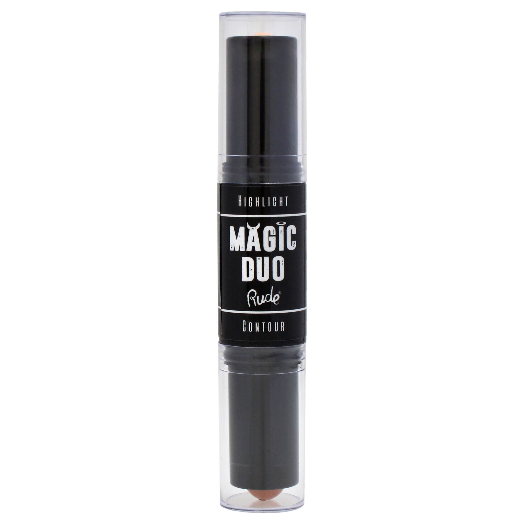 Magic Duo Highlight and Contour - Tan by Rude Cosmetics for Women - 2 x 0.15 oz Highlight and Contour, See Description, alternate image number 3