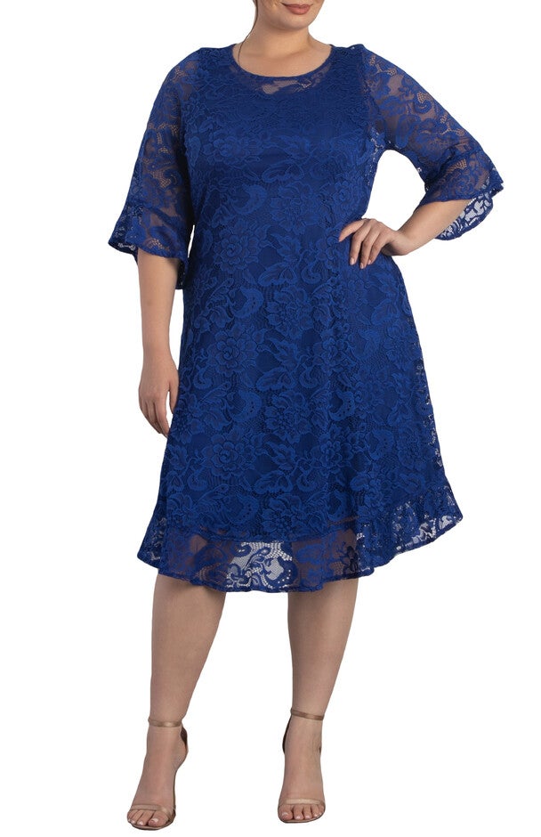 Livi Lace Dress, SAPPHIRE / Royal Blue, hi-res image number 0