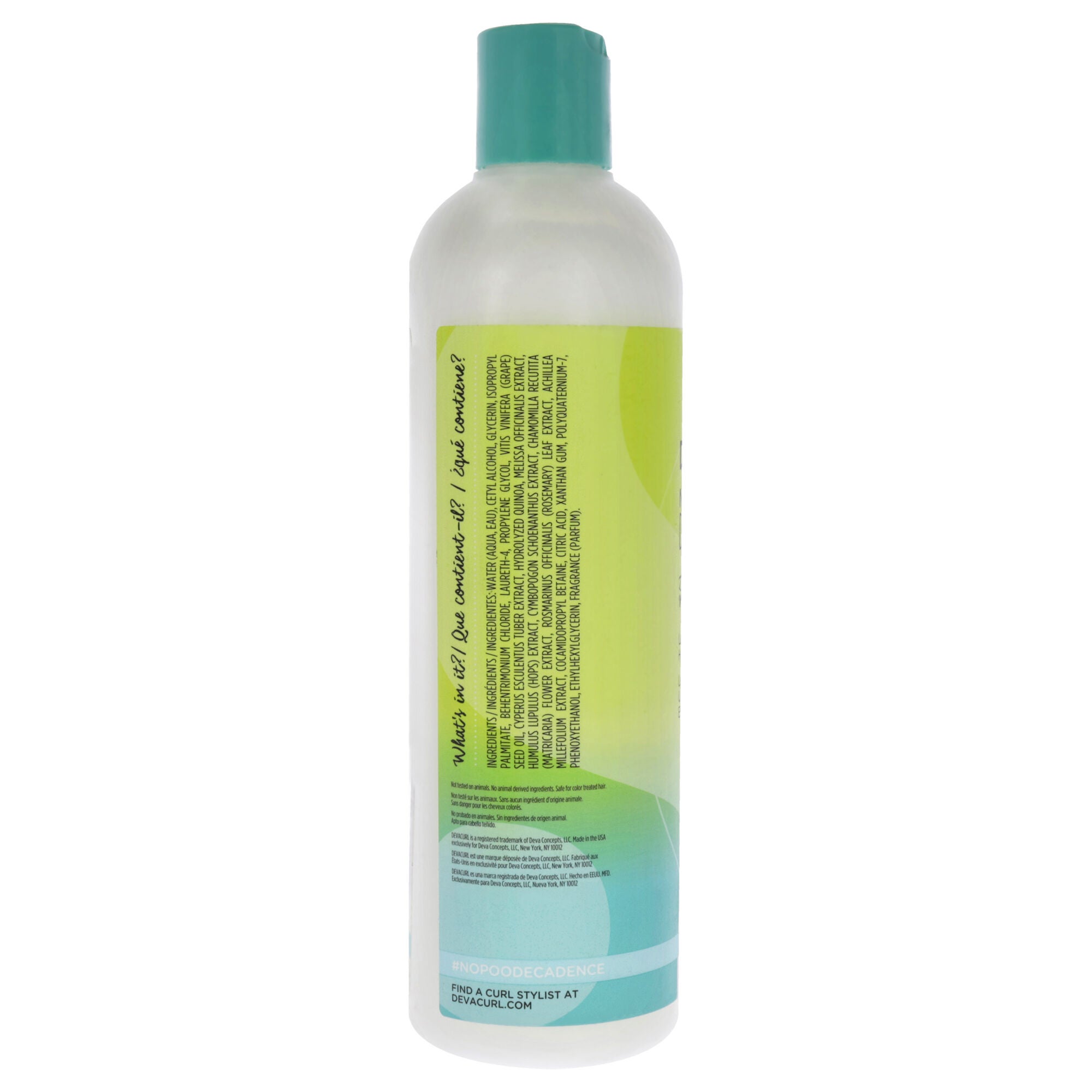 No-Poo Decadence Cleanser by DevaCurl for Unisex - 12 oz Cleanser, , alternate image number 4
