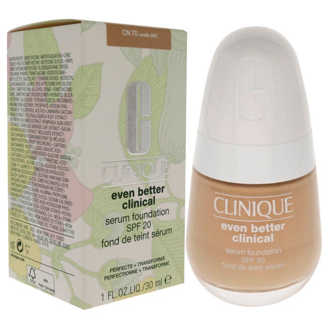 Even Better Clinical Serum Foundation SPF 20 - CN 70 Vanilla by Clinique for Women - 1 oz Foundation, See Description, alternate image number 2