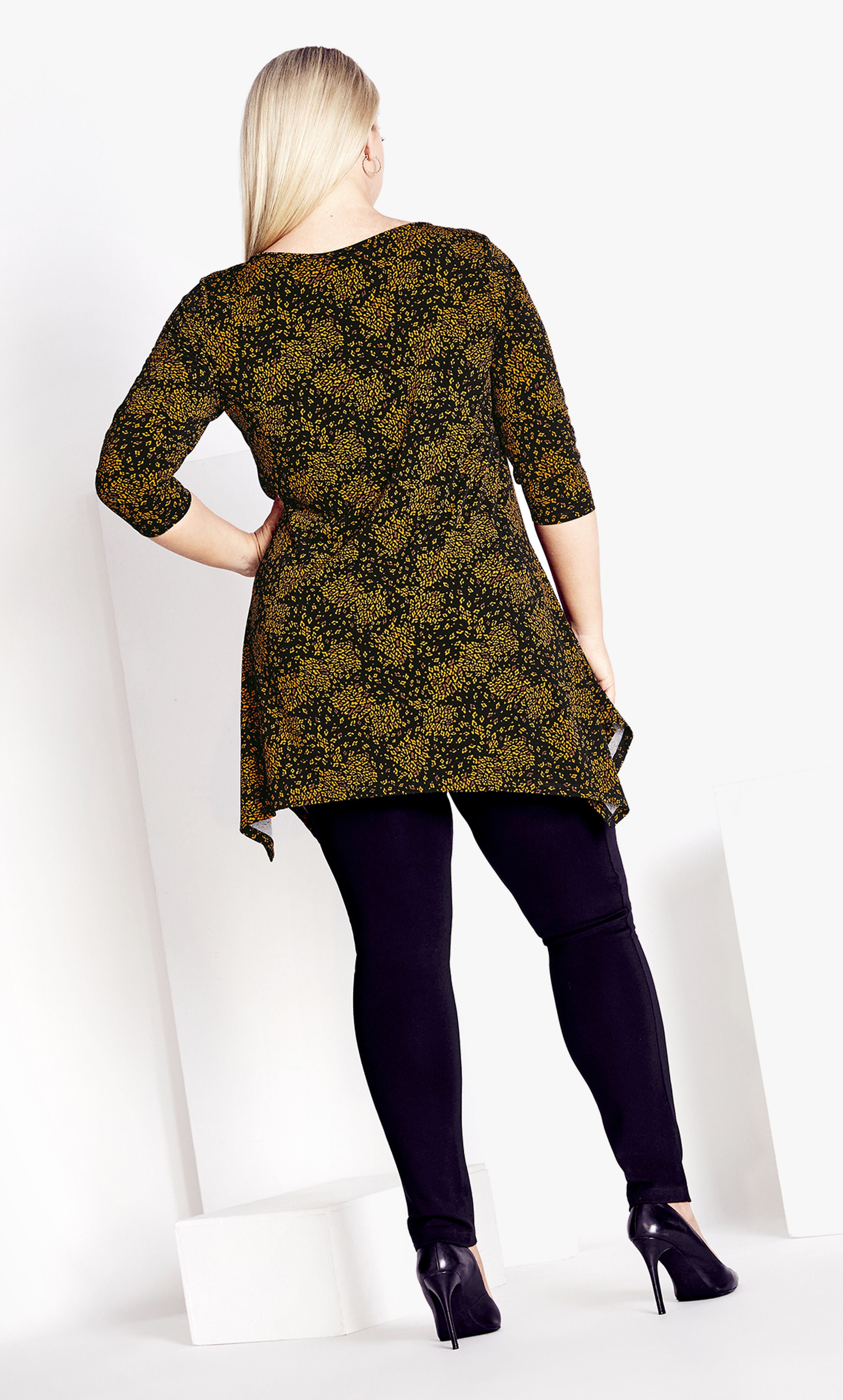 Pamela Print Tunic - gold, , alternate image number 3