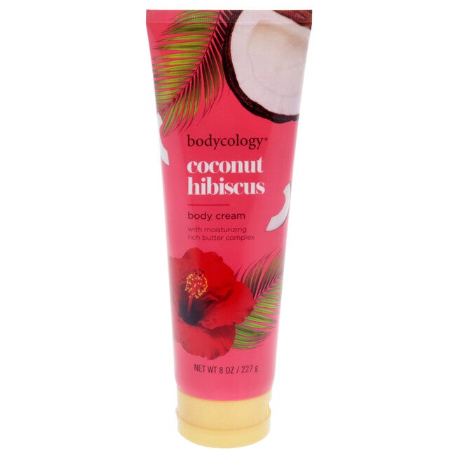 Coconut Hibiscus by Bodycology for Women - 8 oz Body Cream, See Description, hi-res image number 0