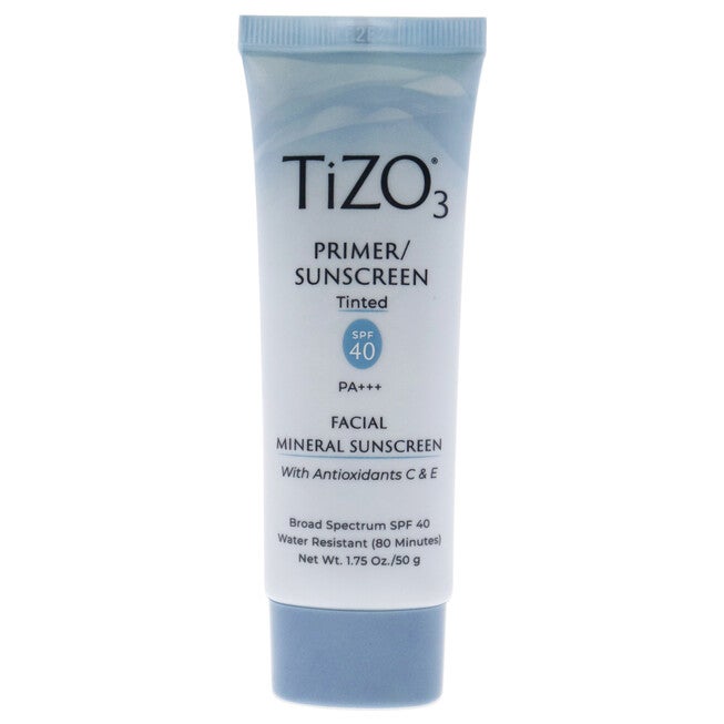 Tizo3 Facial Primer Tinted SPF 40 by Tizo for Unisex - 1.75 oz Sunscreen, NA, alternate image number null