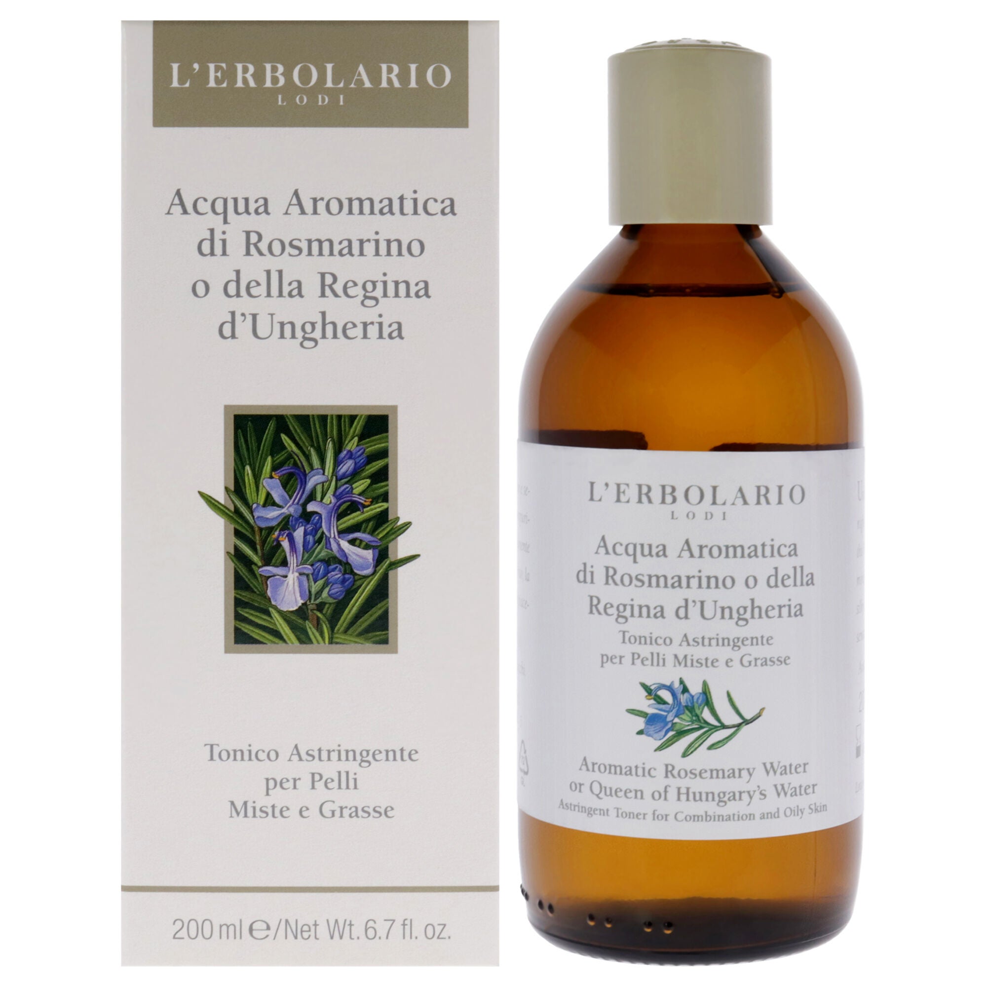 Aromatic Water - Rosemary by LErbolario for Women - 6.7 oz Toner, See Description, hi-res image number 0