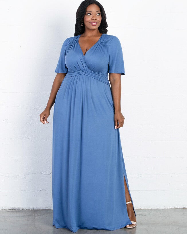 Desert Rain Maxi Dress, Cornflower Blue, hi-res image number null