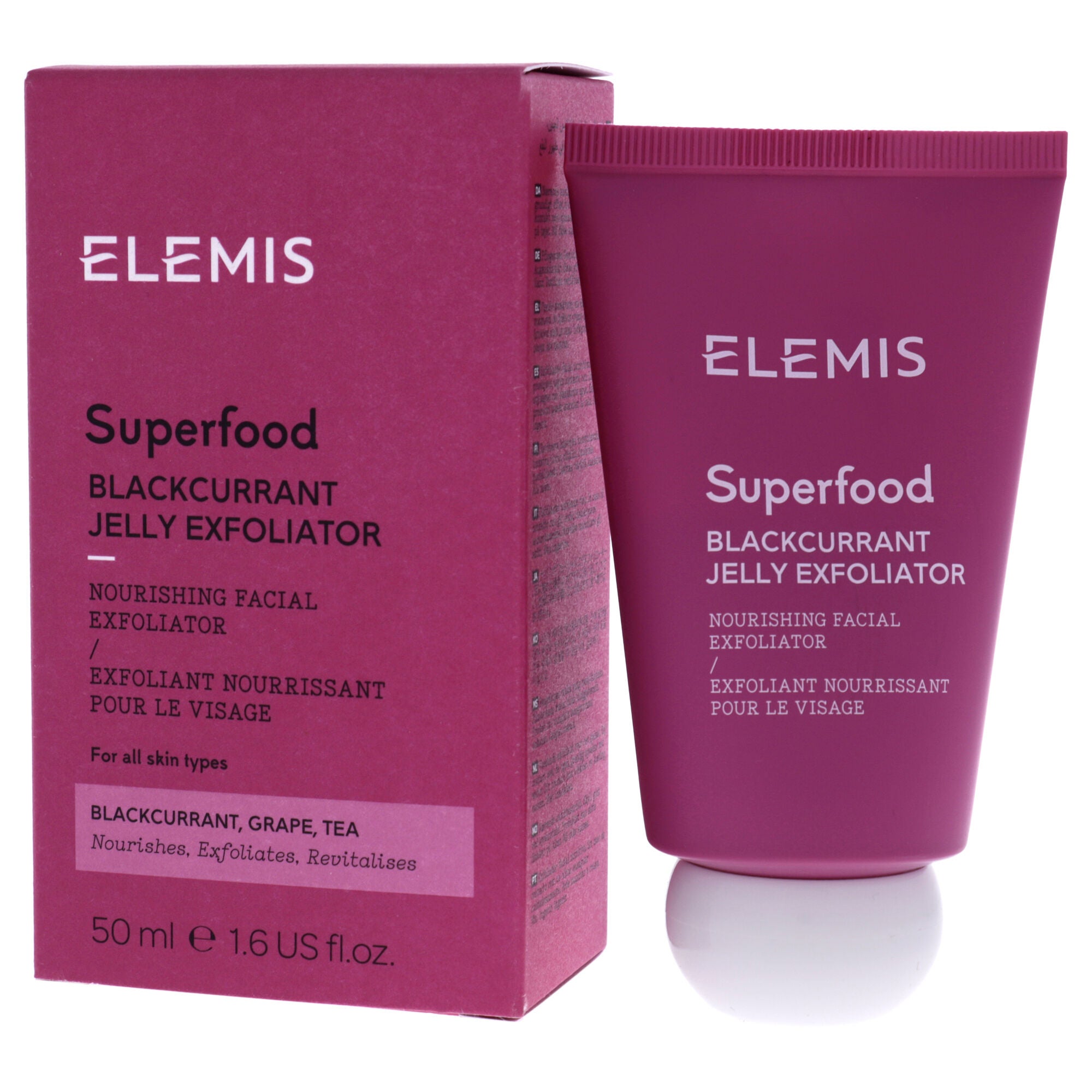 Superfood Blackcurrant Jelly Exfoliator by Elemis for Women - 1.6 oz Exfoliator, , alternate image number 7