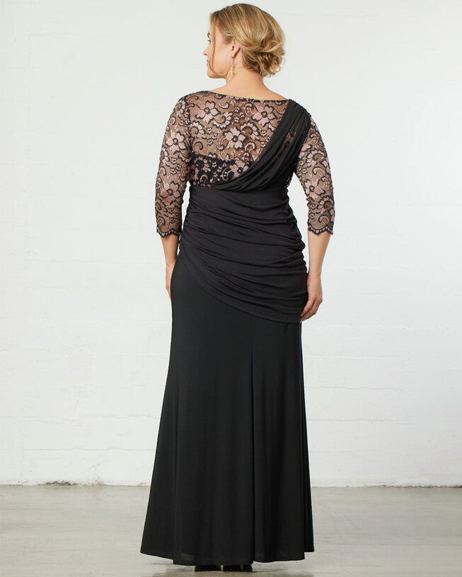 Soiree Evening Gown, Rose Gold, alternate image number null