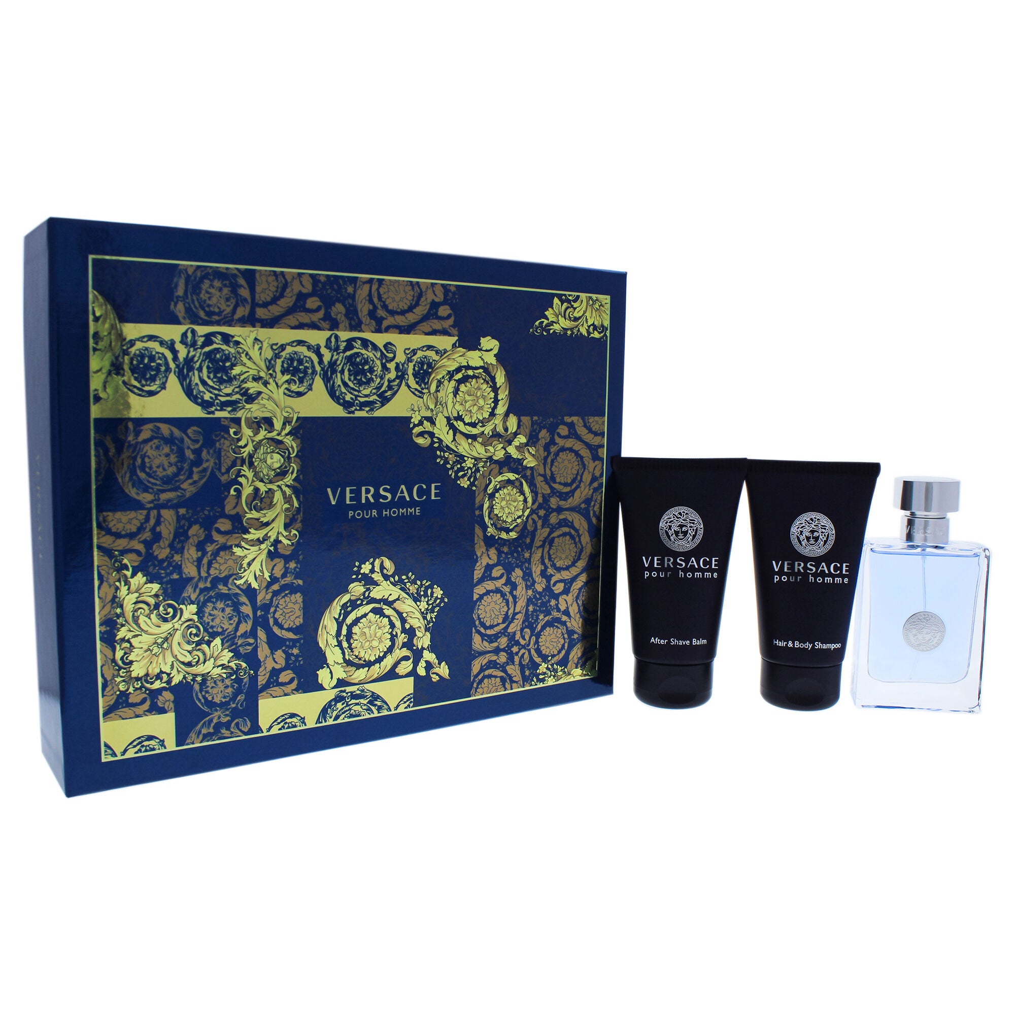 Versace Pour Homme by Versace for Men - 3 Pc Gift Set 1.7oz EDT Spray, 1.7oz Hair and Body Shampoo, 1.7oz After Shave Balm, , alternate image number 6