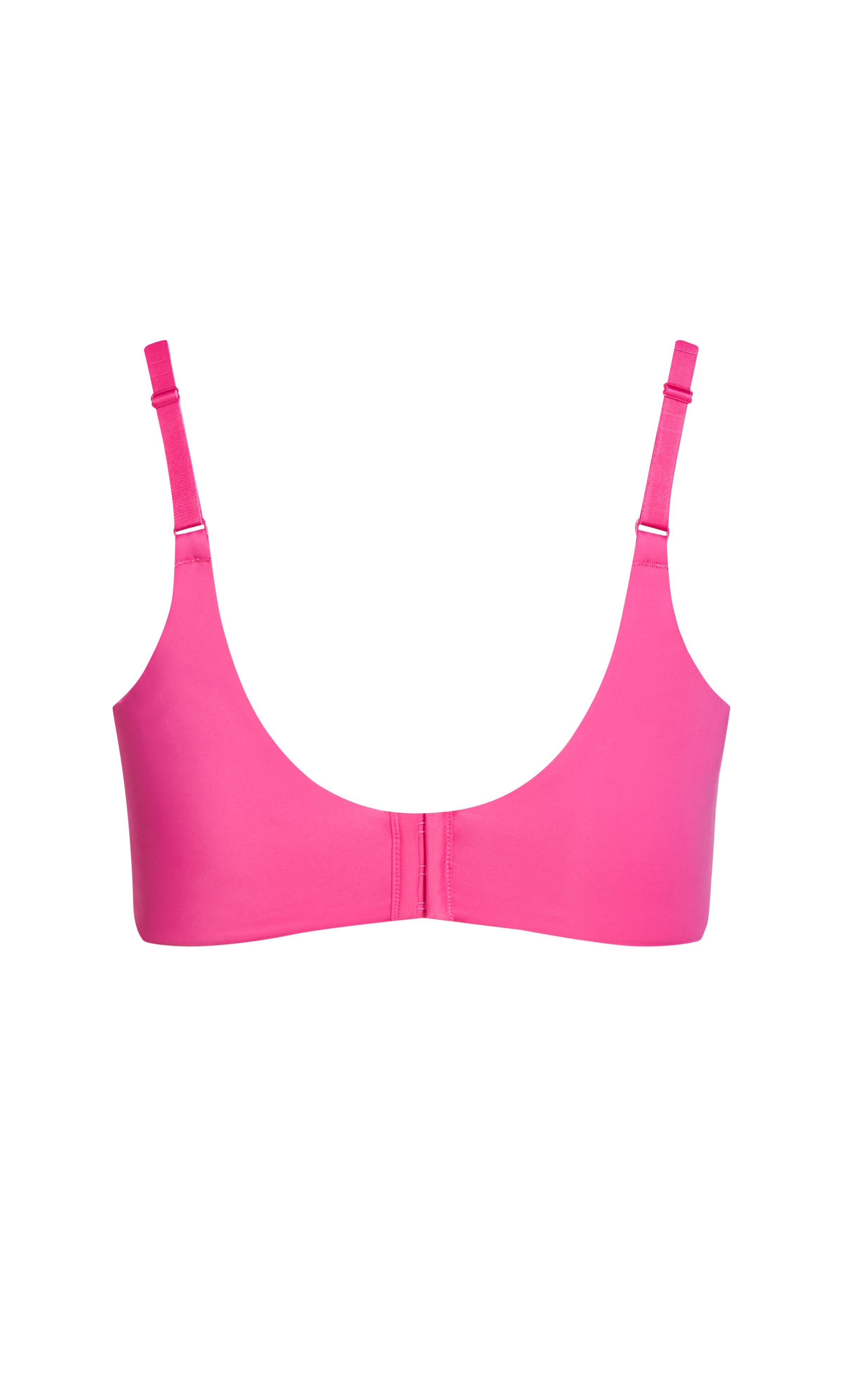 Smooth Plunge Bra - shocking pink, , alternate image number 3